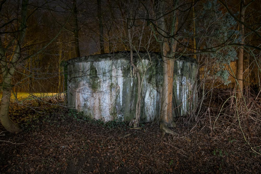 Einer von 30 Bunkern in Finkenwerder